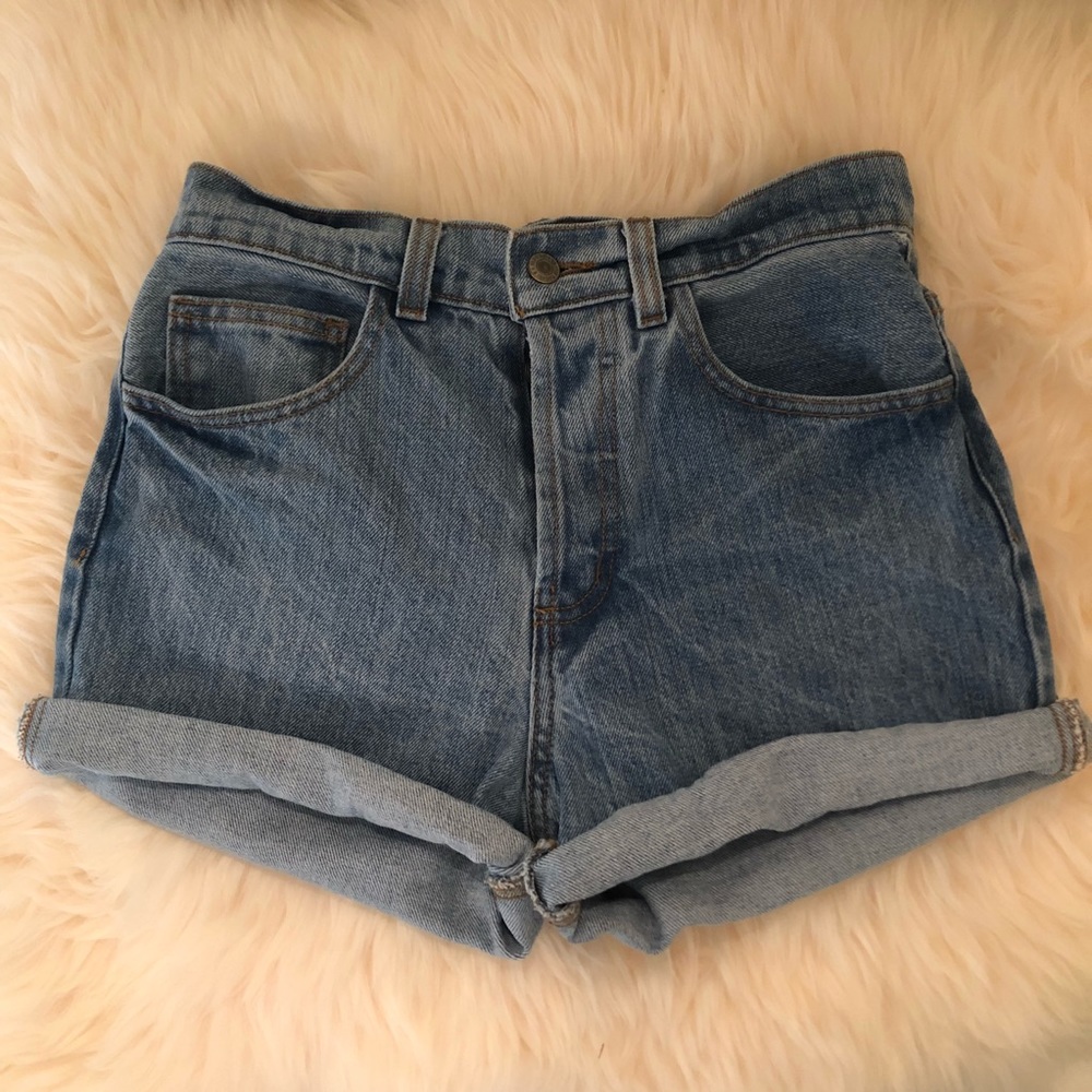 Brandy Melville Mid Wash Shorts